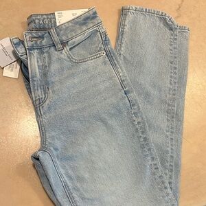 American Eagle Outfitters Light Blue Straight Leg Jeans